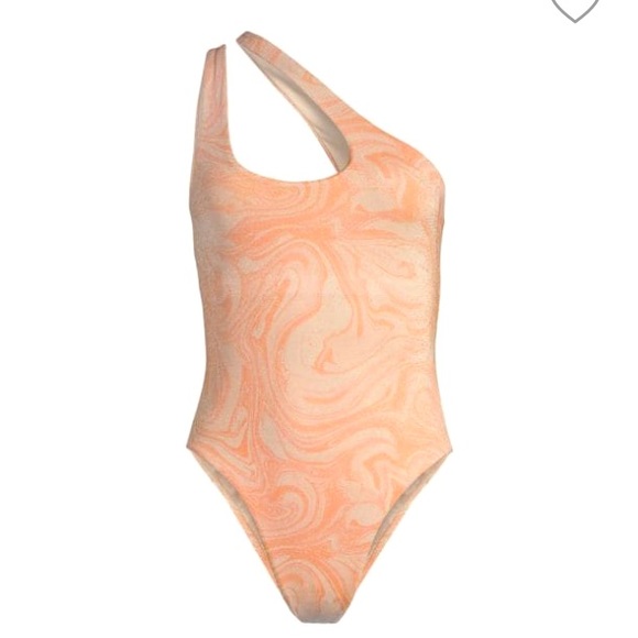 NWT L*Space All Swirled Up Phoebe Classic One Shoulder One Piece -Sz 10 & Sz 12 - Picture 4 of 10